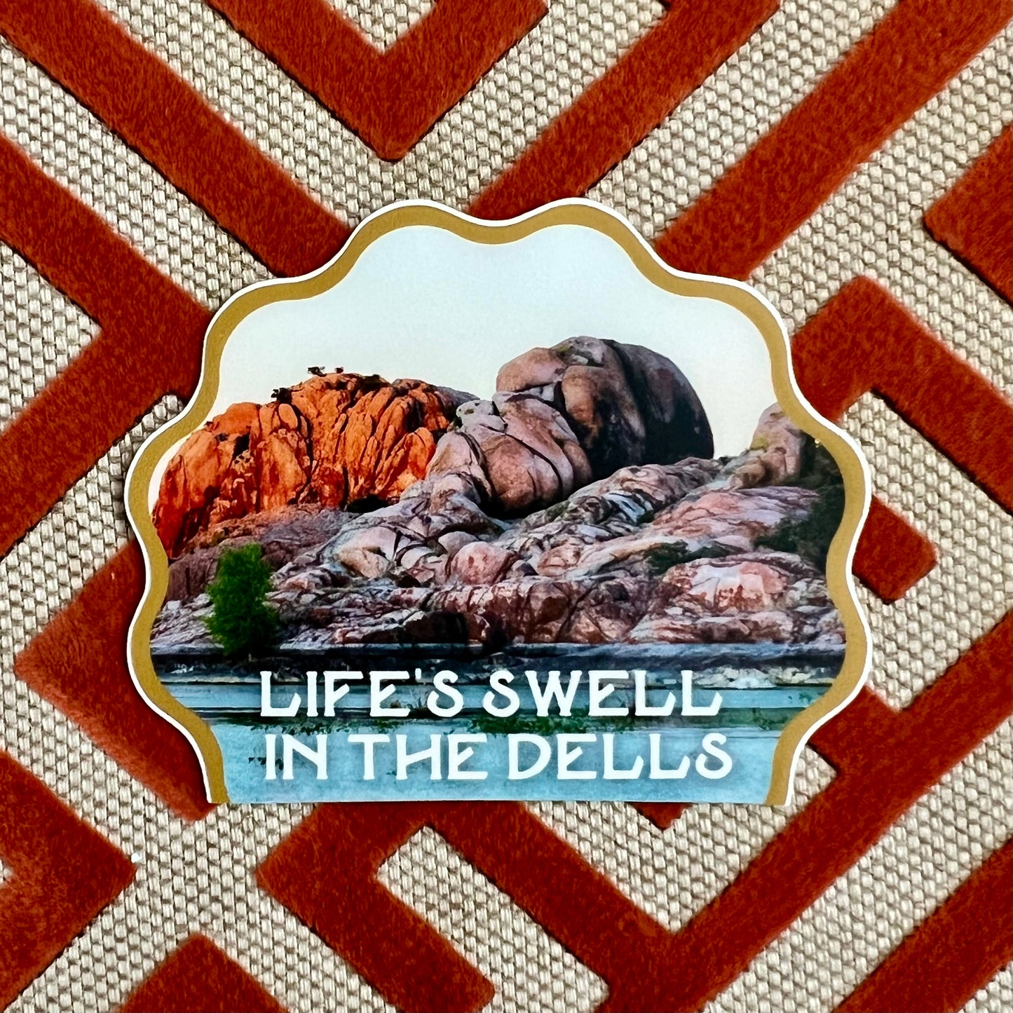 Life's Swell in the Dells Sticker