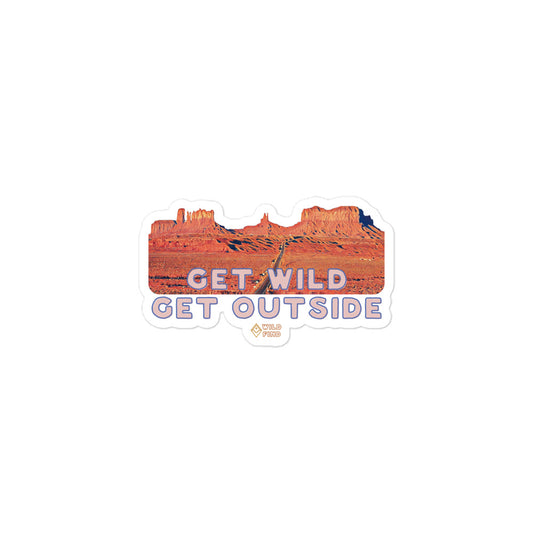 Get Wild Get Outside Sticker