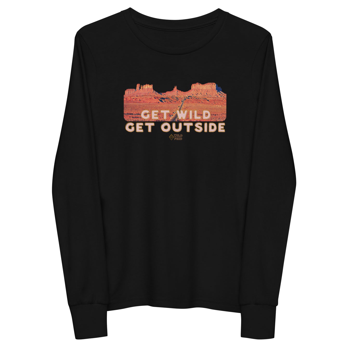 Get Wild Get Outside Youth Long Sleeve Tee