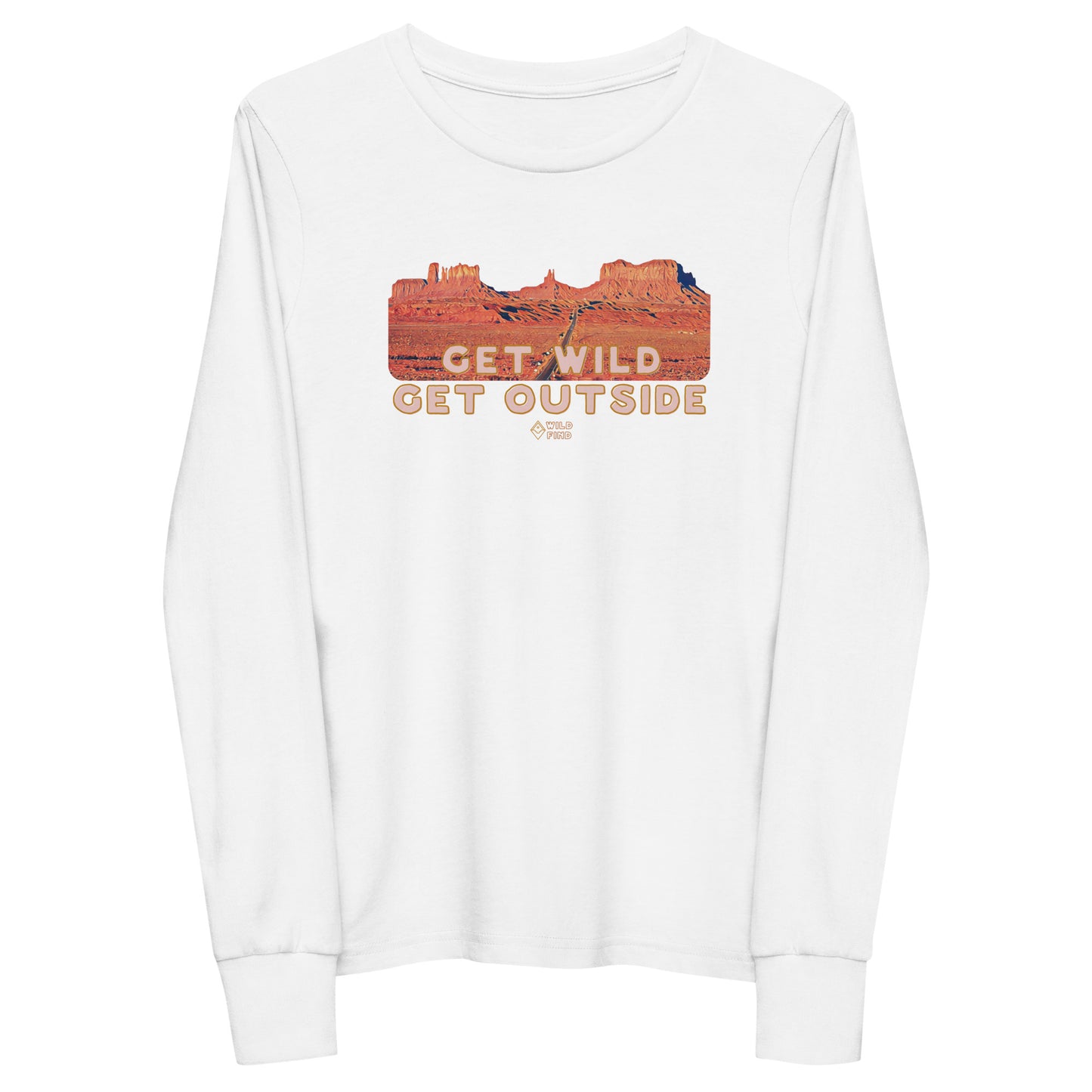 Get Wild Get Outside Youth Long Sleeve Tee